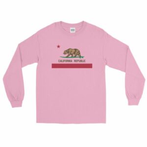 California Republic Surfing Bear State Flag Long Sleeve T-Shirt - Image 12