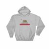 California Republic Surfing Bear State Flag Hooded Sweatshirt - Image 5