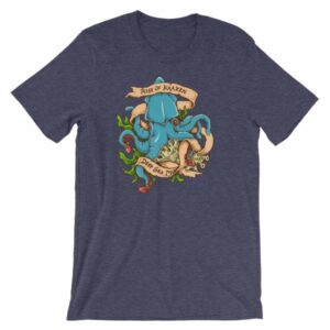 Rise Of Kraken Old School Tattoo Octopus Sea Monster T-Shirt - Image 5