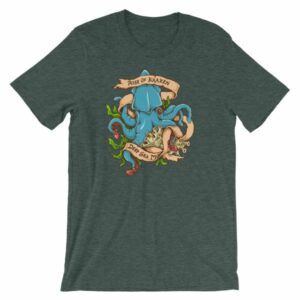 Rise Of Kraken Old School Tattoo Octopus Sea Monster T-Shirt - Image 4