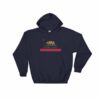 California Republic Surfing Bear State Flag Hooded Sweatshirt - Image 3