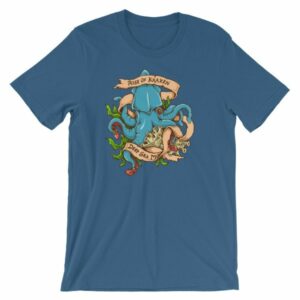 Rise Of Kraken Old School Tattoo Octopus Sea Monster T-Shirt - Image 9