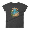 Rise Of Kraken Old School Tattoo Octopus Sea Monster Women's T-Shirt - Image 3