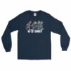 Police K9 Unit Sheepdog LEO Police Dog Funny Long Sleeve T-Shirt - Image 2