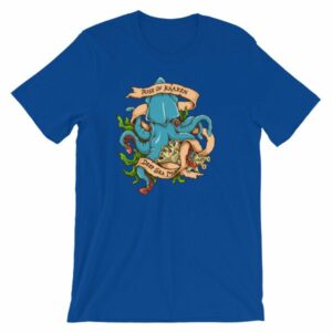 Rise Of Kraken Old School Tattoo Octopus Sea Monster T-Shirt - Image 11