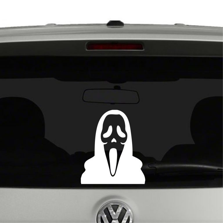 Ghostface Scream Inspired Vinyl Decal Sticker