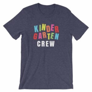Kindergarten Crew Teacher Kindergartener School T-Shirt - Image 5