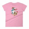 Shark and Anchor Old School Tattoo Sea Life Woman's T-Shirt - Image 15