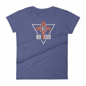 New Mexico Land of Enchantment Zia Sun State Women's T-Shirt - Image 4