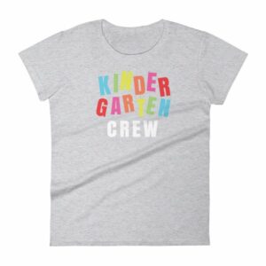 Kindergarten Crew Teacher Kindergartener School Women's T-Shirt - Image 7