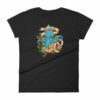Rise Of Kraken Old School Tattoo Octopus Sea Monster Women's T-Shirt