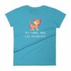 My Puns Are Cat-Astrophic Funny Cat Lovers Women's T-Shirt - Image 13