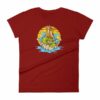 Mermaid Sunset Old School Tattoo Mermaid Sea Life Women's T-Shirt - Image 14
