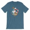 Shark and Anchor Old School Tattoo Sea Life T-Shirt - Image 6