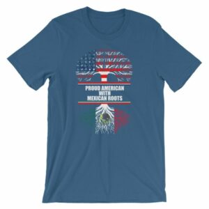 Proud American With Mexican Roots Heritage T-Shirt - Image 9