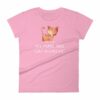 My Puns Are Cat-Astrophic Funny Cat Lovers Women's T-Shirt - Image 15