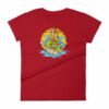 Mermaid Sunset Old School Tattoo Mermaid Sea Life Women's T-Shirt - Image 16