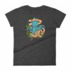 Rise Of Kraken Old School Tattoo Octopus Sea Monster Women's T-Shirt - Image 3