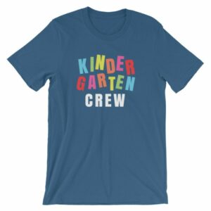 Kindergarten Crew Teacher Kindergartener School T-Shirt - Image 9