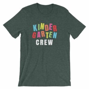 Kindergarten Crew Teacher Kindergartener School T-Shirt - Image 4