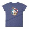 Shark and Anchor Old School Tattoo Sea Life Woman's T-Shirt - Image 6