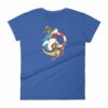 Shark and Anchor Old School Tattoo Sea Life Woman's T-Shirt - Image 9