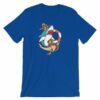 Shark and Anchor Old School Tattoo Sea Life T-Shirt - Image 22