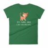 My Puns Are Cat-Astrophic Funny Cat Lovers Women's T-Shirt - Image 8