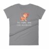 My Puns Are Cat-Astrophic Funny Cat Lovers Women's T-Shirt - Image 5