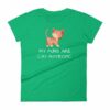 My Puns Are Cat-Astrophic Funny Cat Lovers Women's T-Shirt - Image 10