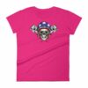All American Rider Skull Motorcycle Helmet Pistons Women's T-Shirt - Image 12