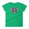 All American Rider Skull Motorcycle Helmet Pistons Women's T-Shirt - Image 8