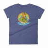 Mermaid Sunset Old School Tattoo Mermaid Sea Life Women's T-Shirt - Image 6