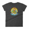 Mermaid Sunset Old School Tattoo Mermaid Sea Life Women's T-Shirt - Image 3