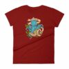 Rise Of Kraken Old School Tattoo Octopus Sea Monster Women's T-Shirt - Image 14