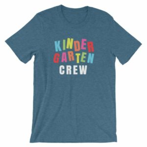 Kindergarten Crew Teacher Kindergartener School T-Shirt - Image 3