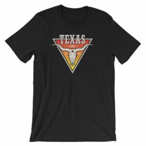Texas The Lone Star State Longhorn Est. 1845 State Short-Sleeve Unisex T-Shirt