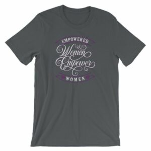 Empowered Women Empower Women Vintage Text Short-Sleeve Unisex T-Shirt - Image 5
