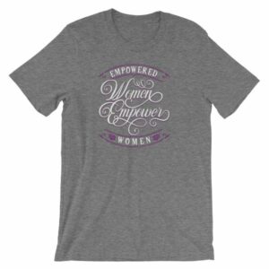 Empowered Women Empower Women Vintage Text Short-Sleeve Unisex T-Shirt - Image 8