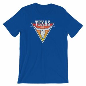 Texas The Lone Star State Longhorn Est. 1845 State Short-Sleeve Unisex T-Shirt - Image 13