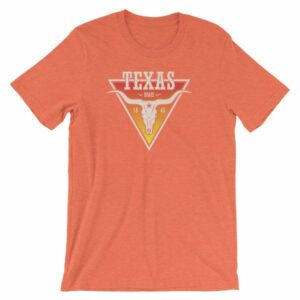 Texas The Lone Star State Longhorn Est. 1845 State Short-Sleeve Unisex T-Shirt - Image 16