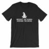 Increase the Dharma Decrease the Drama Meditating Llama Short-Sleeve Unisex T-Shirt - Image 2