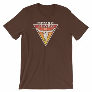 Texas The Lone Star State Longhorn Est. 1845 State Short-Sleeve Unisex T-Shirt - Image 2