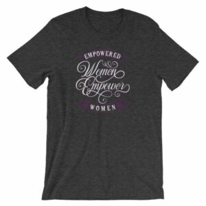 Empowered Women Empower Women Vintage Text Short-Sleeve Unisex T-Shirt - Image 6