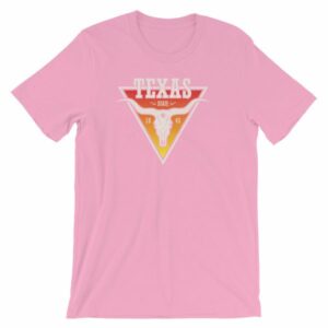 Texas The Lone Star State Longhorn Est. 1845 State Short-Sleeve Unisex T-Shirt - Image 19