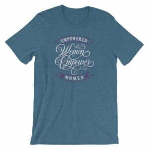 Empowered Women Empower Women Vintage Text Short-Sleeve Unisex T-Shirt - Image 7