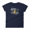 Sorry Im late My Cat Was Sitting On Me Funny Kitty Women's short sleeve t-shirt - Image 4