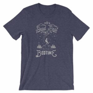 I Read Past My Bedtime Book Lovers Reading Short-Sleeve Unisex T-Shirt - Image 4