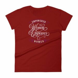 Empowered Women Empower Women Vintage Text Women's short sleeve t-shirt - Image 14