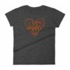 You Complete Me Heart Valentine Lovers T-Shirt Women's short sleeve t-shirt - Image 5
